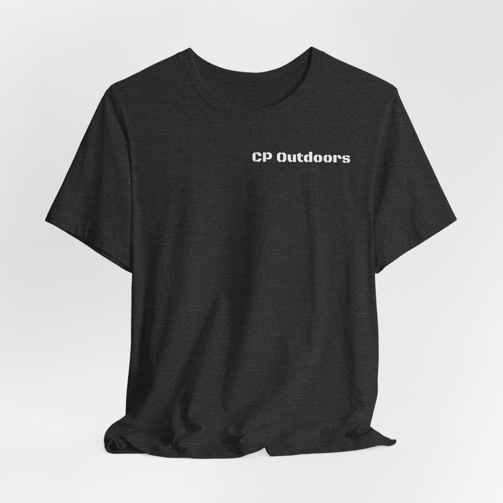T-Shirt — CP Outdoors Elk Graphic Tee (Vintage Hunting Nature Back Print)