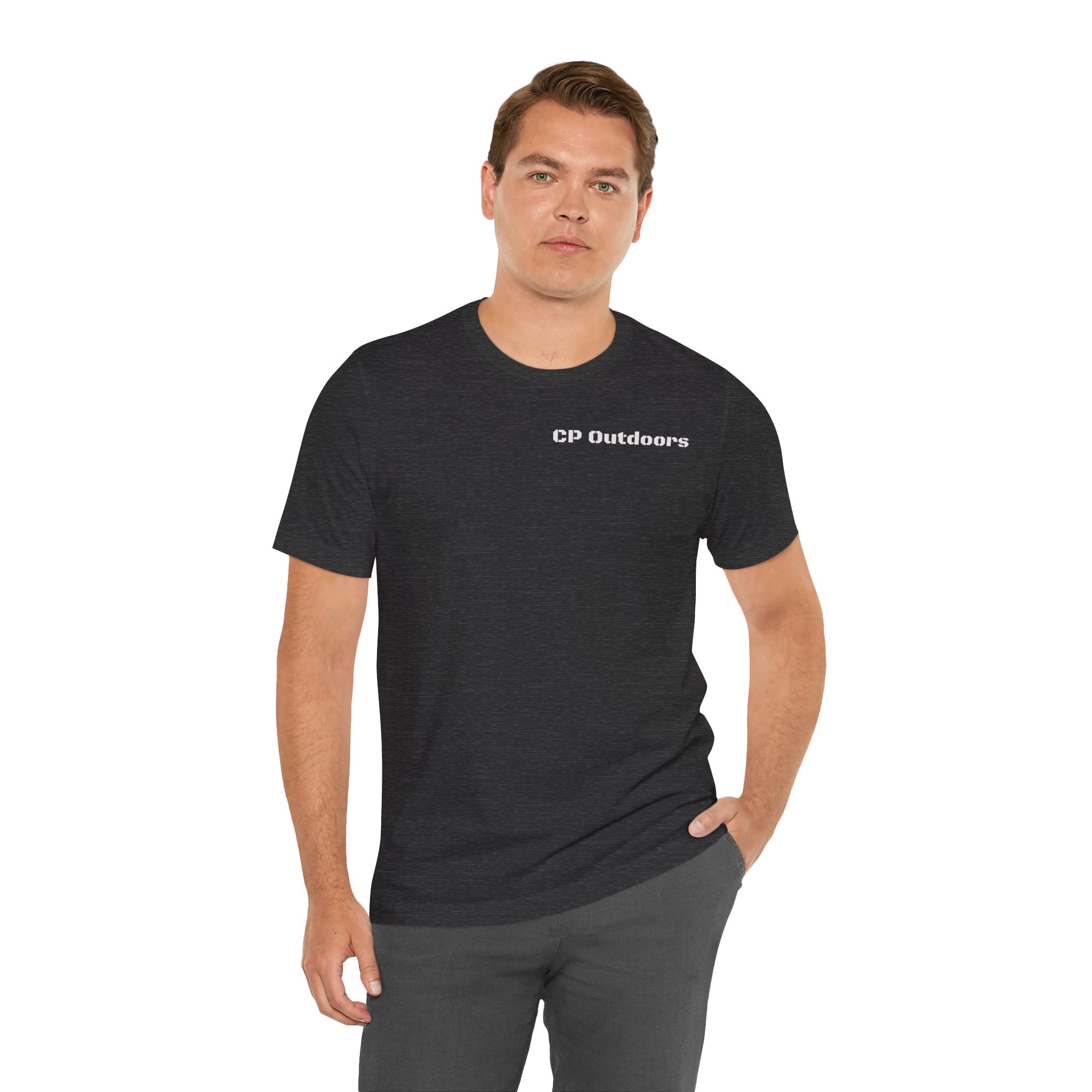 T-Shirt — CP Outdoors Elk Graphic Tee (Vintage Hunting Nature Back Print)