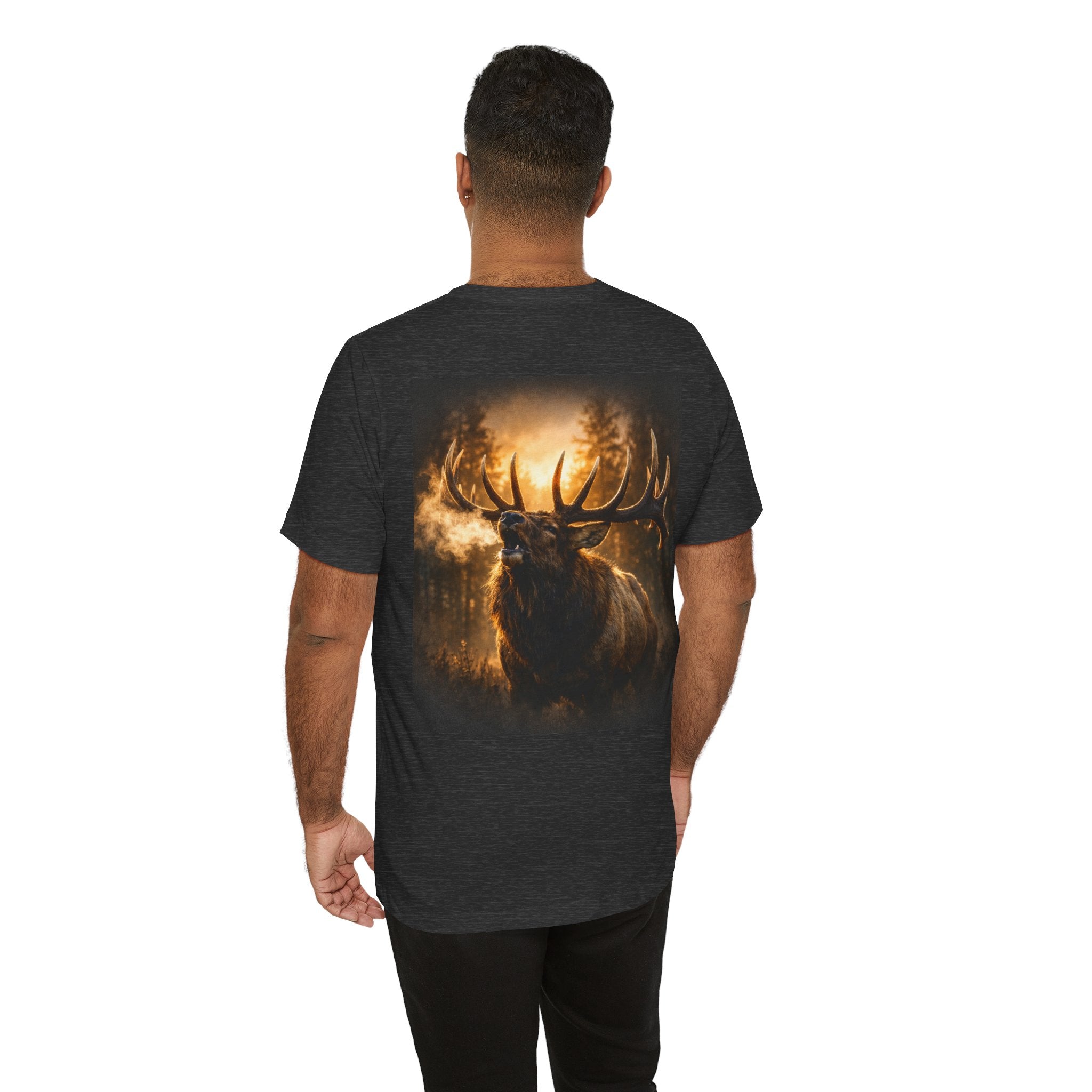 T-Shirt — CP Outdoors Elk Graphic Tee (Vintage Hunting Nature Back Print)
